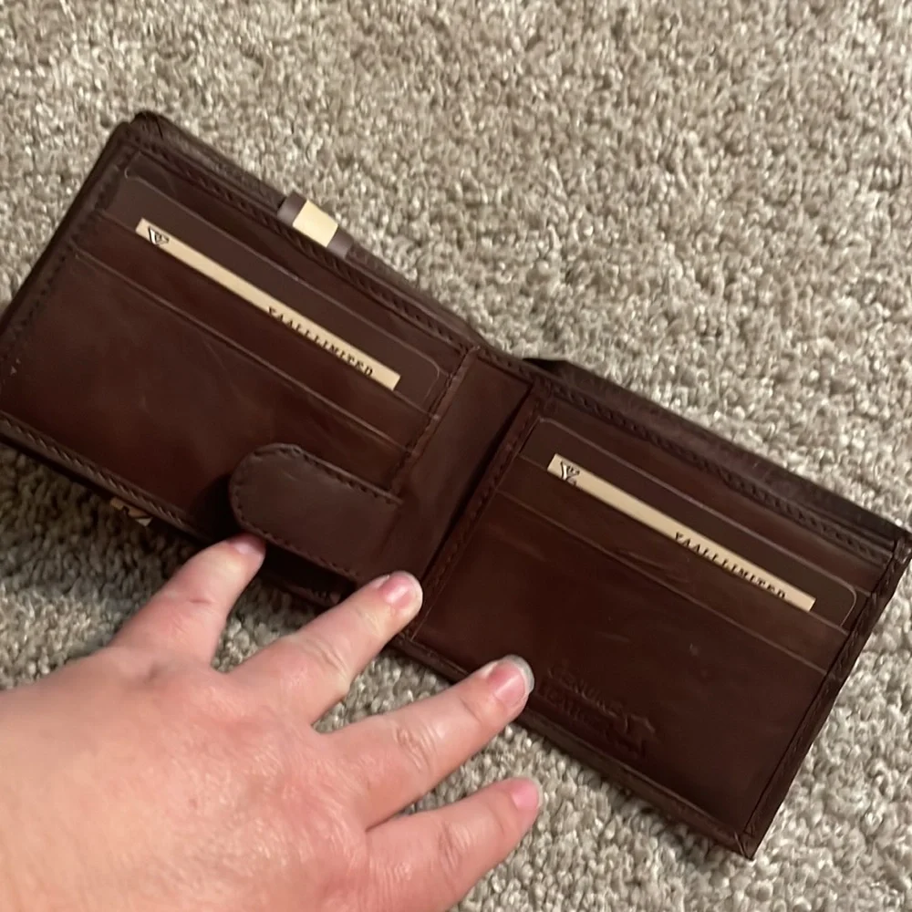 New brown wallet with cc slot’s genuine